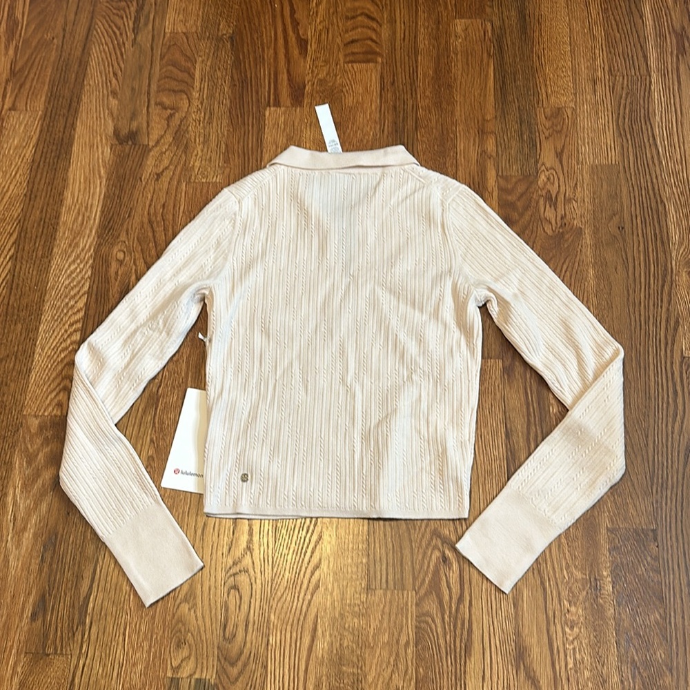 Lululemon Ribbed Merino Wool Collared Sweater - Picture 4 of 4
